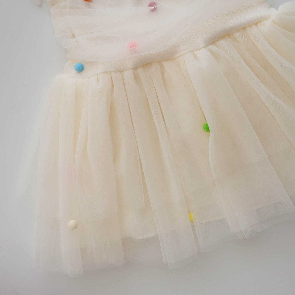 Princess Color Design Dress with Hair Clip (Size 90)