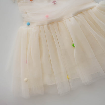 Princess Color Design Dress with Hair Clip