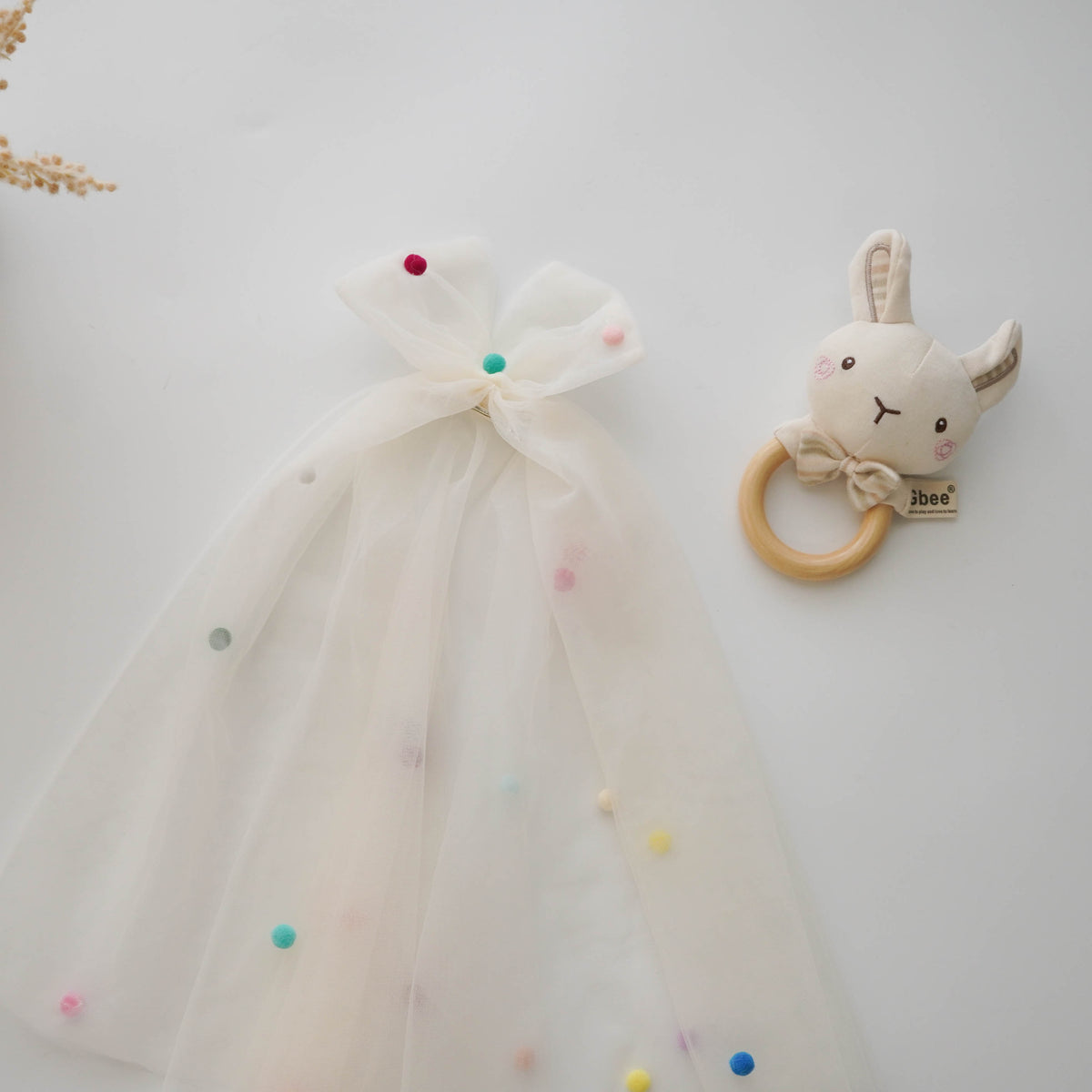 Princess Color Design Dress with Hair Clip (Size 90)