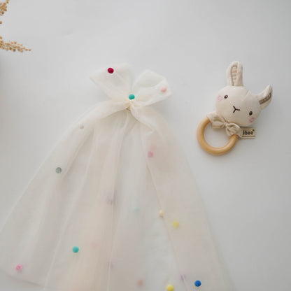 Princess Color Design Dress with Hair Clip
