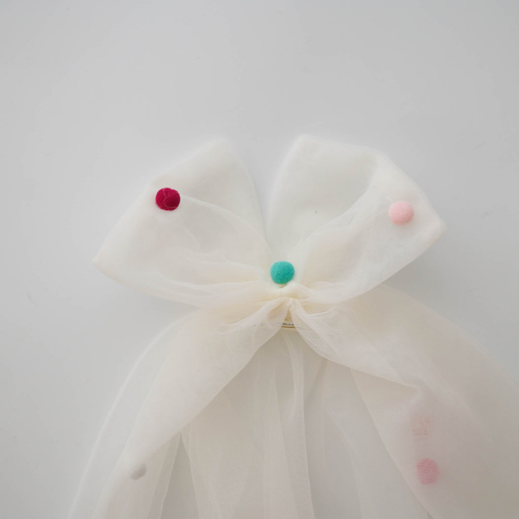 Princess Color Design Dress with Hair Clip (Size 90)