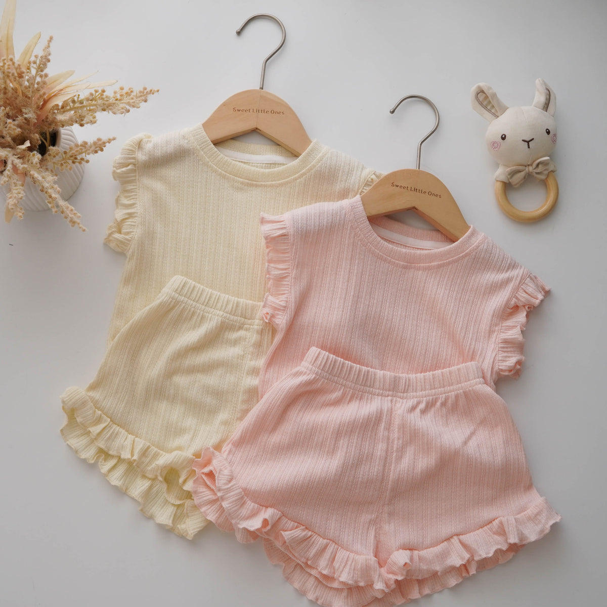 Ruffled Daily Girl Two Pieces Set