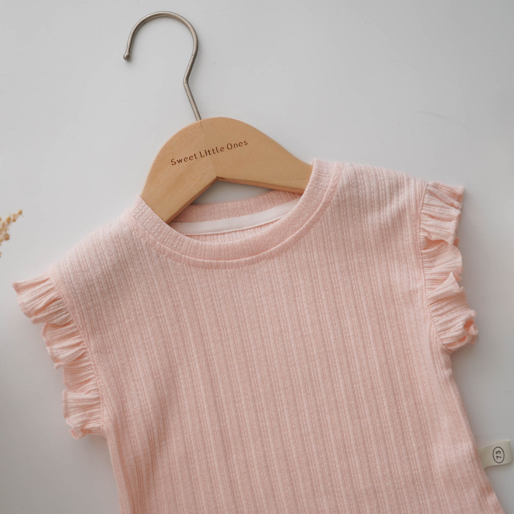 Ruffled Daily Girl Two Pieces Set