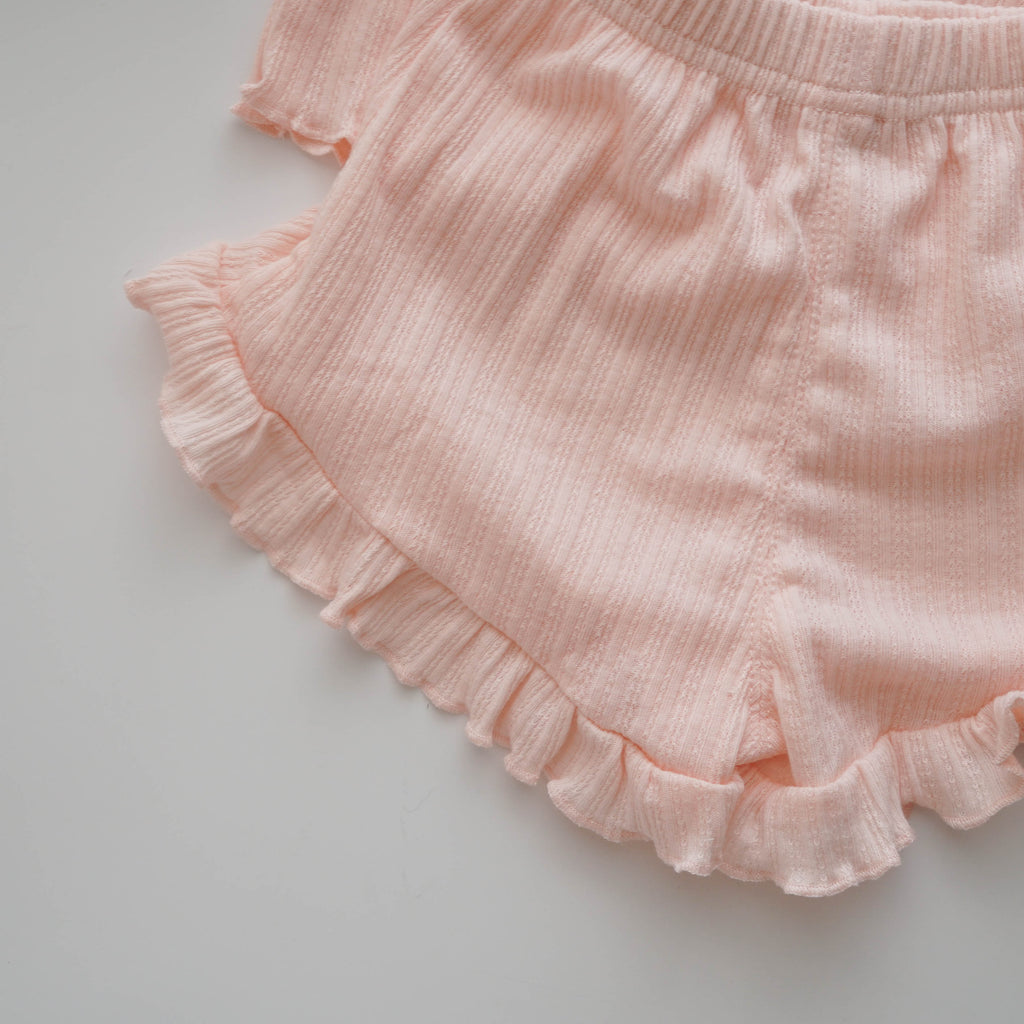 Ruffled Daily Girl Two Pieces Set