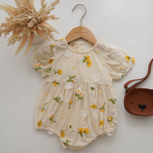 Daisy Floral Designed Romper