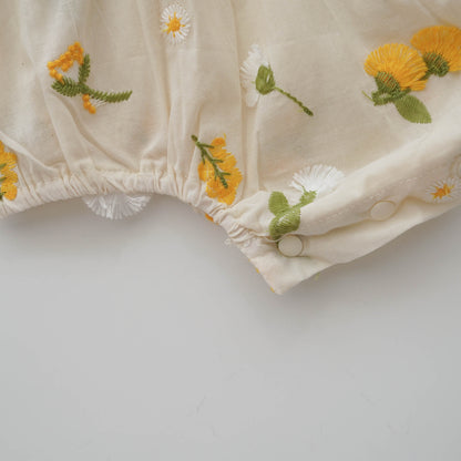 Daisy Floral Designed Romper