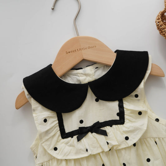 Layered Polka Dot Romper