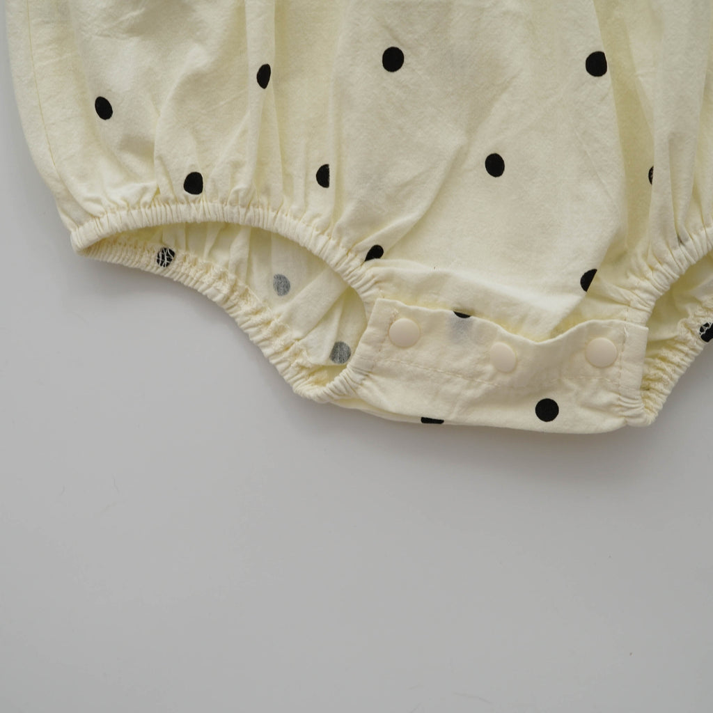 Layered Polka Dot Romper