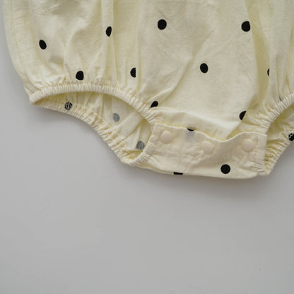 Layered Polka Dot Romper
