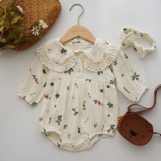 Autumn Leaf Romper with Hairband