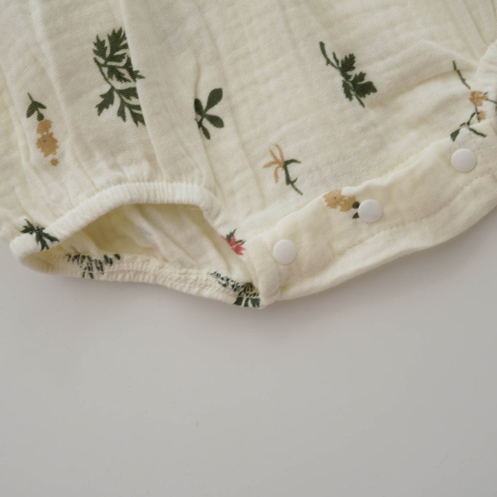 Autumn Leaf Romper with Hairband (Size 100)