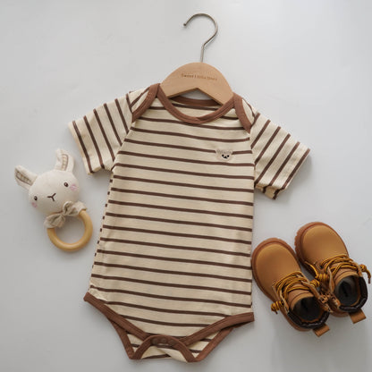 Daily Line Bear Brown Romper