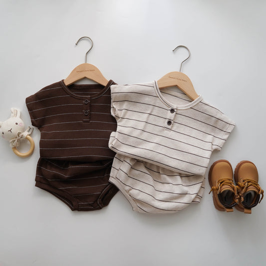Waffle Casual Two Pieces Set