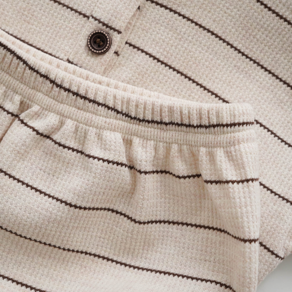 Waffle Casual Two Pieces Set
