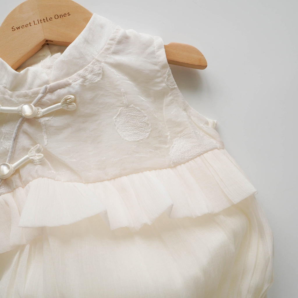 Plain Elegant Chinese Romper