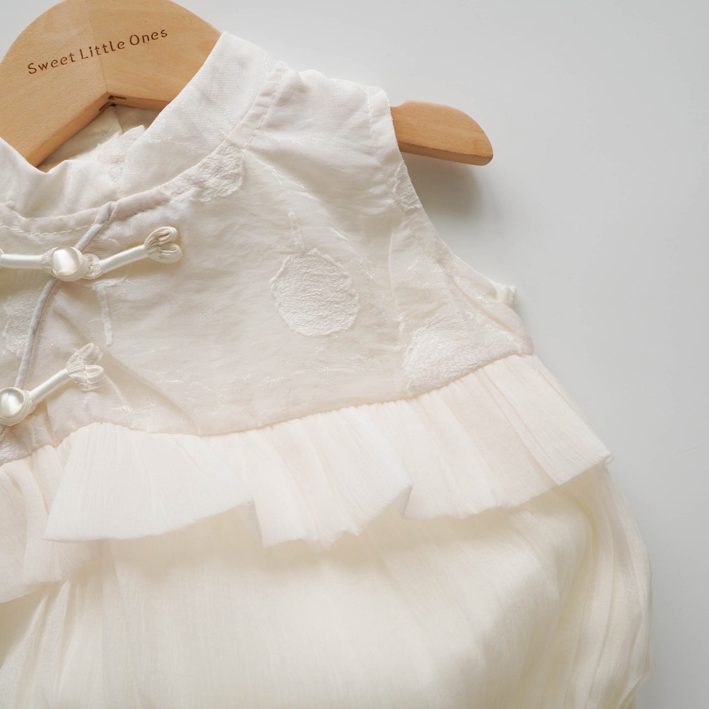Plain Elegant Chinese Romper