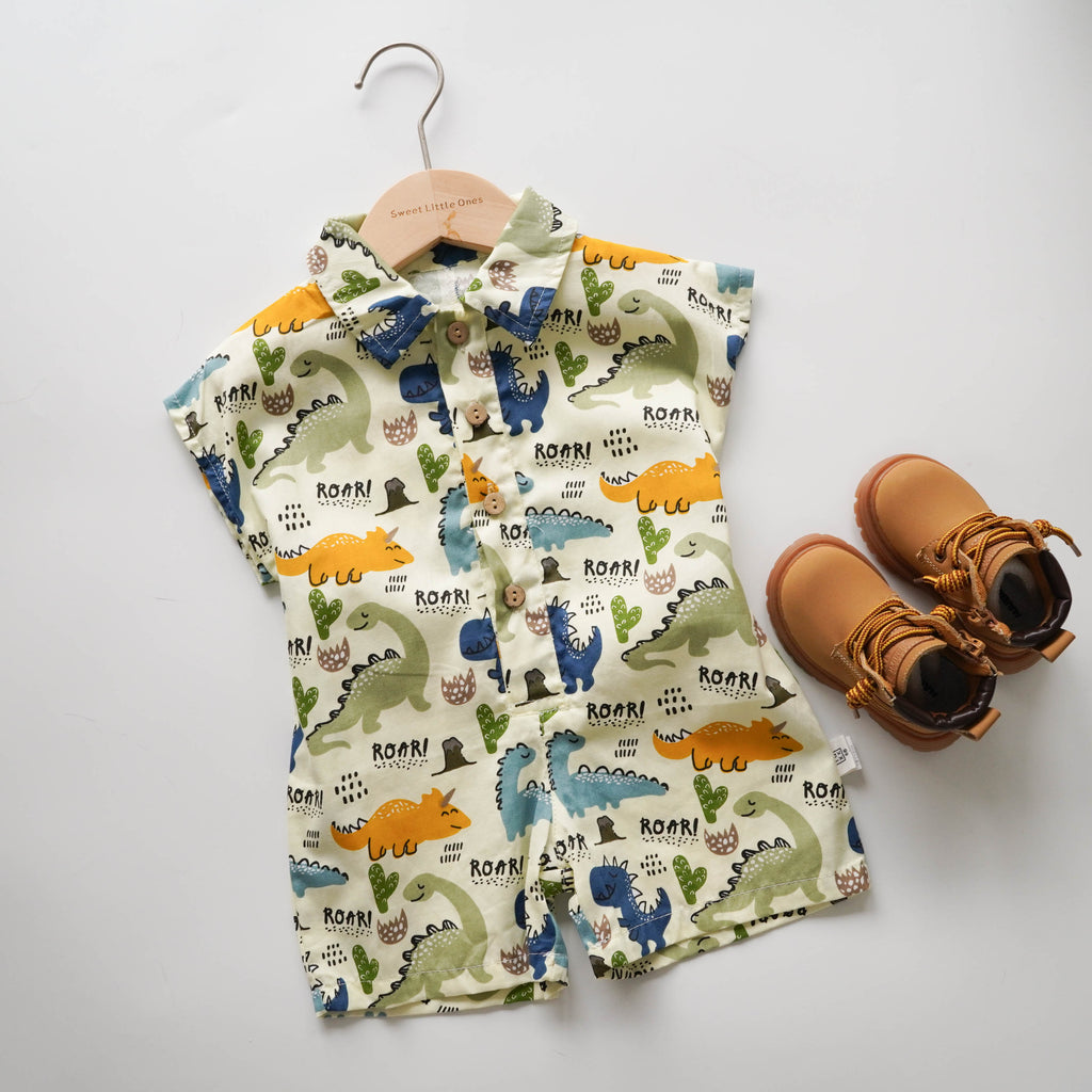 Dino Design Overall (Size 90 & 100)