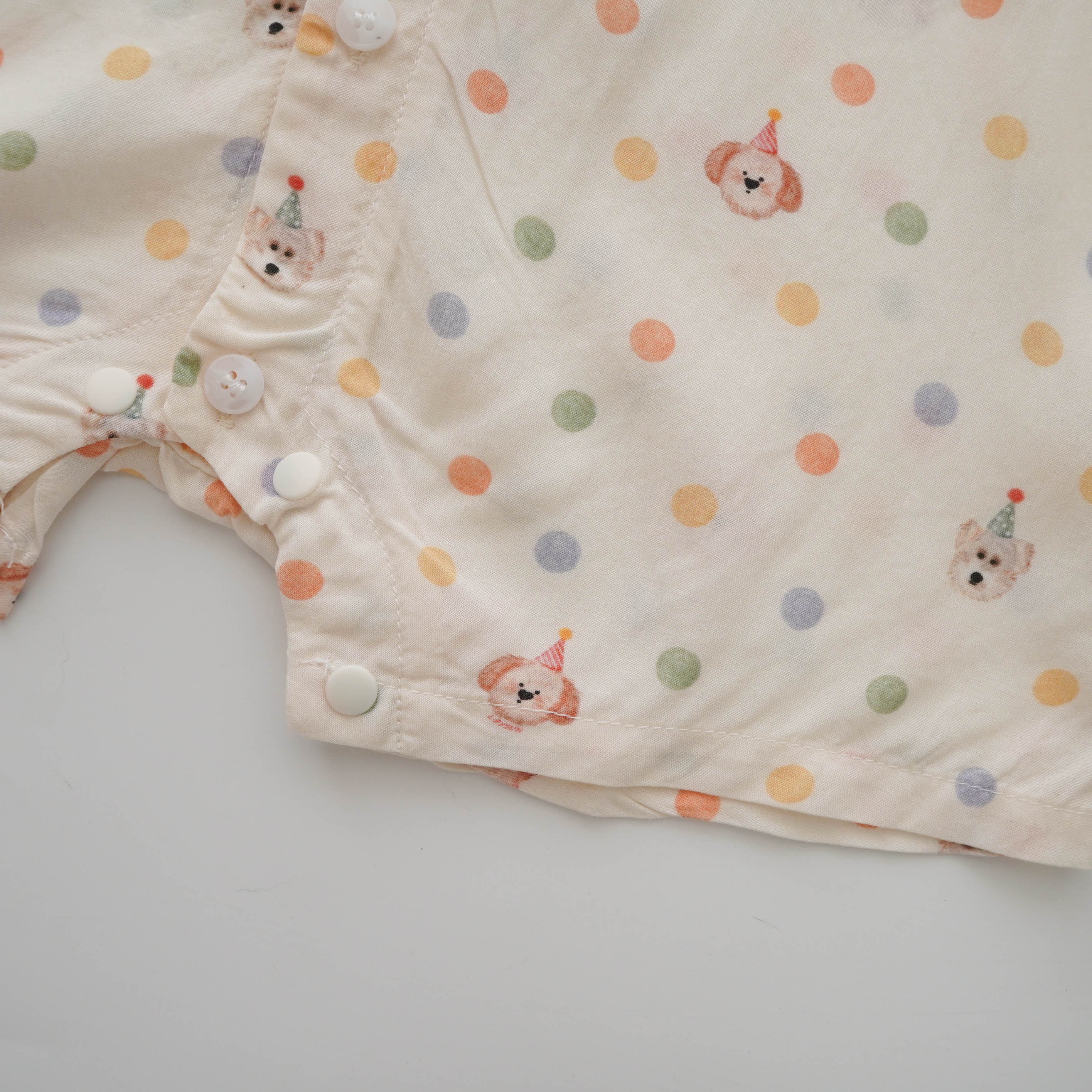 Color Dot Baby Boy Overall