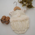 Elegant Princess Beige Romper