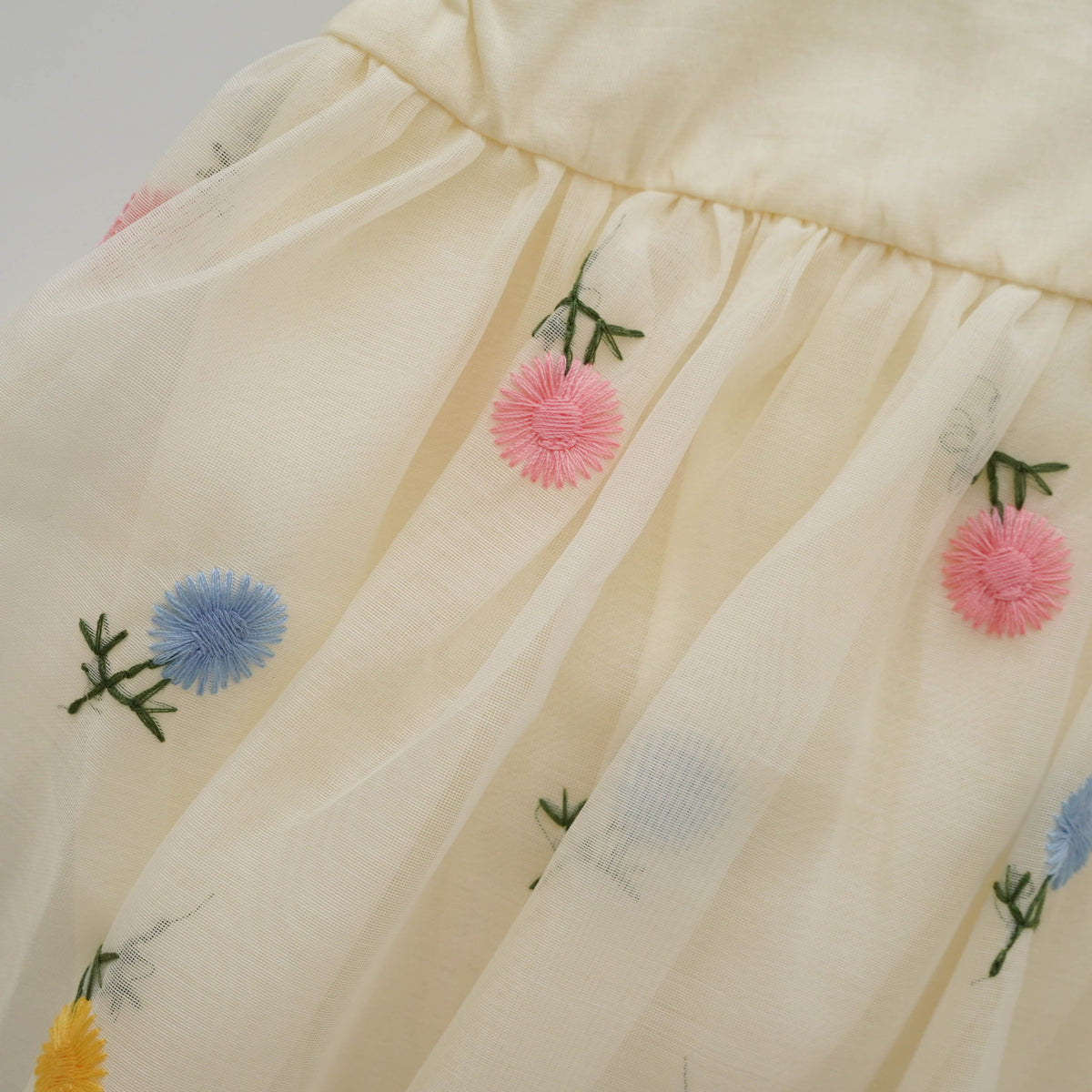Summer Embroidery Baby Romper