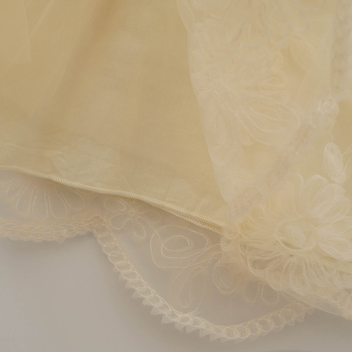 Flower Mesh Details Dress