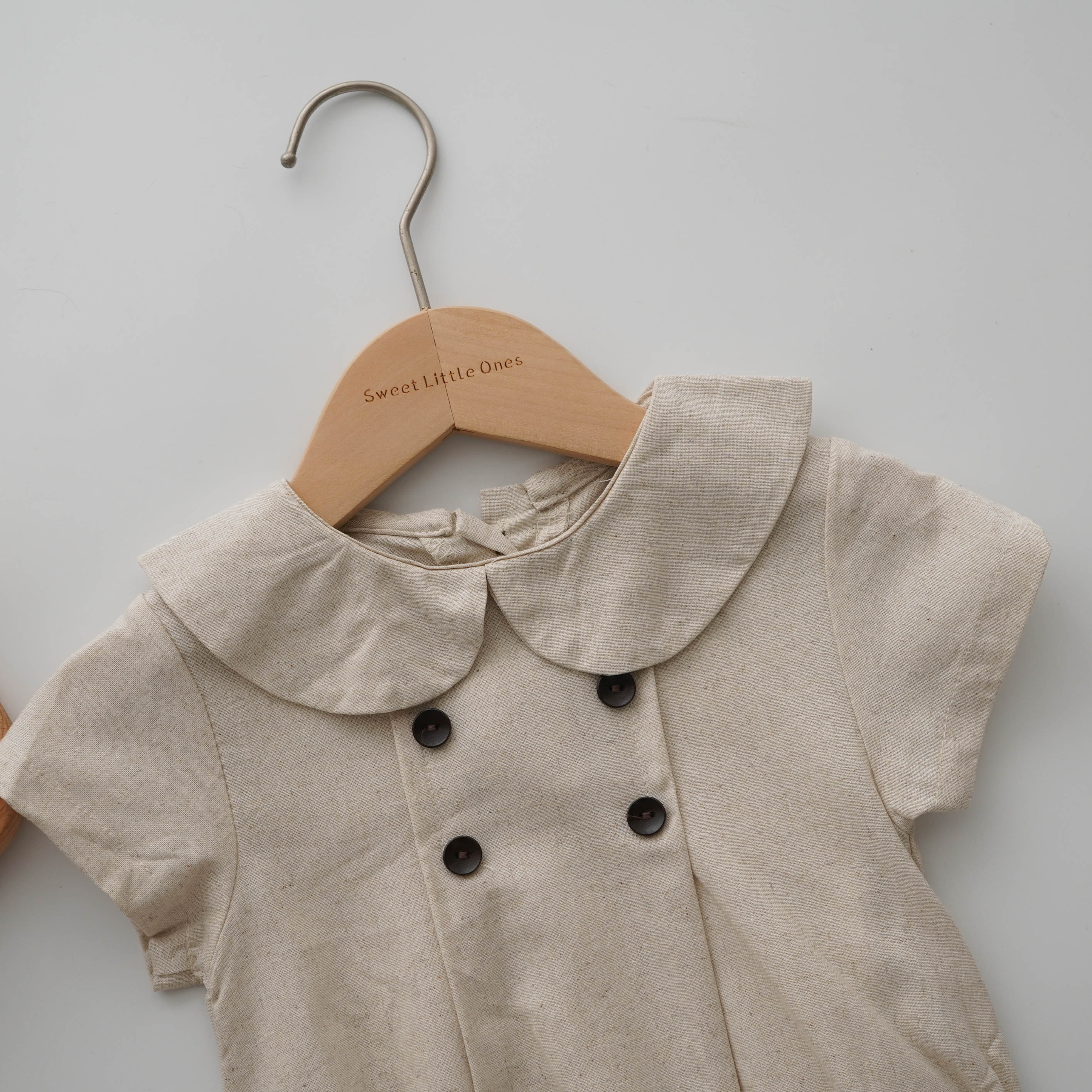 Cute Buttoned Romper