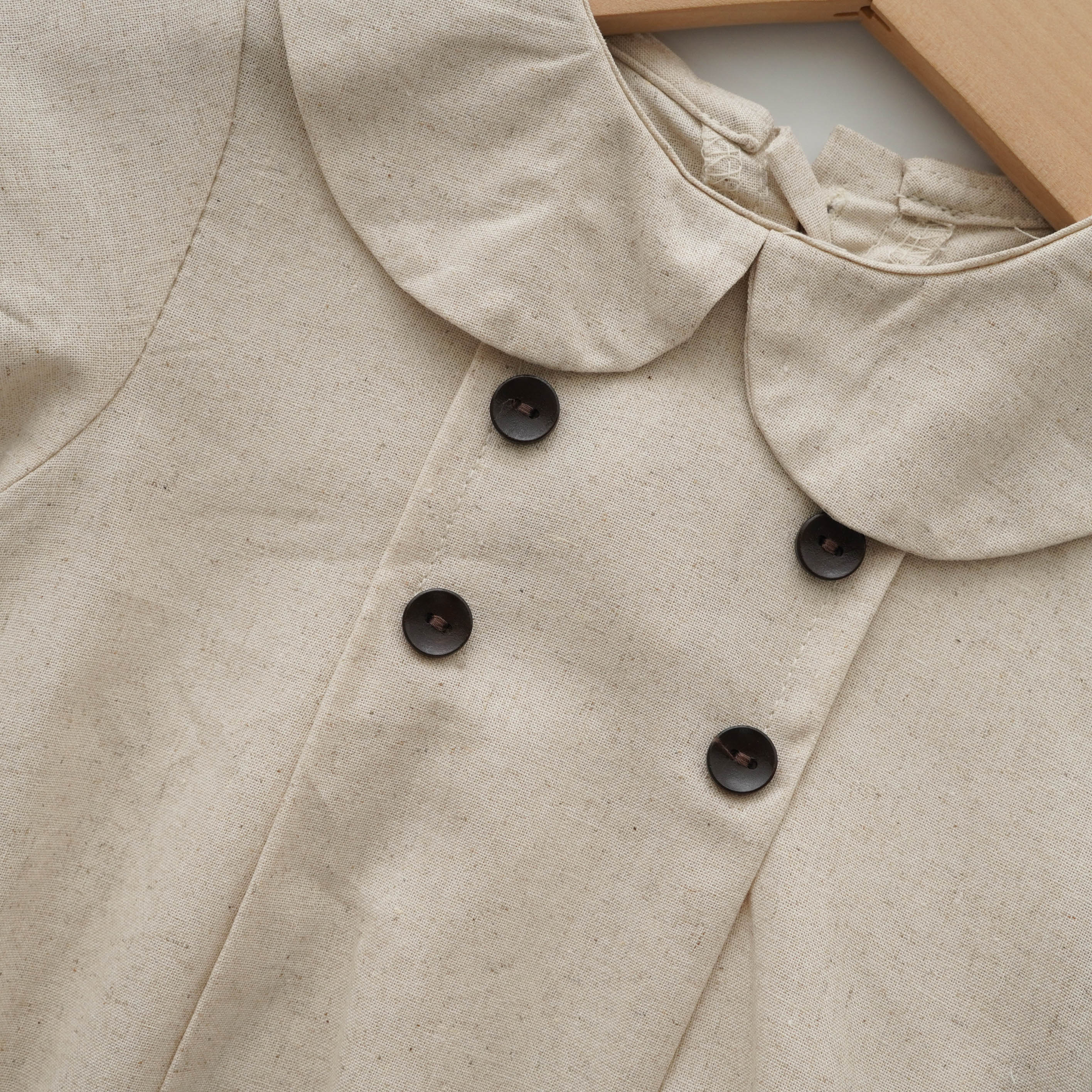 Cute Buttoned Romper