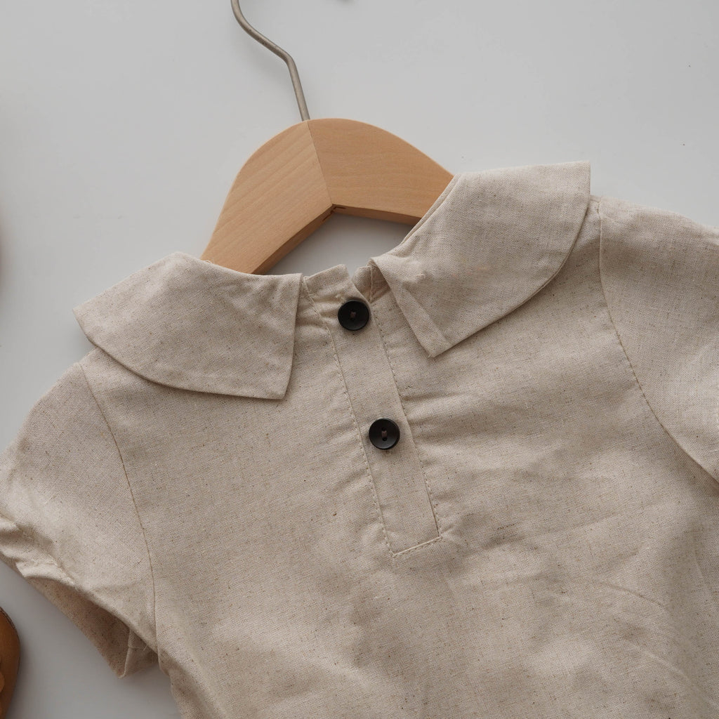 Cute Buttoned Romper