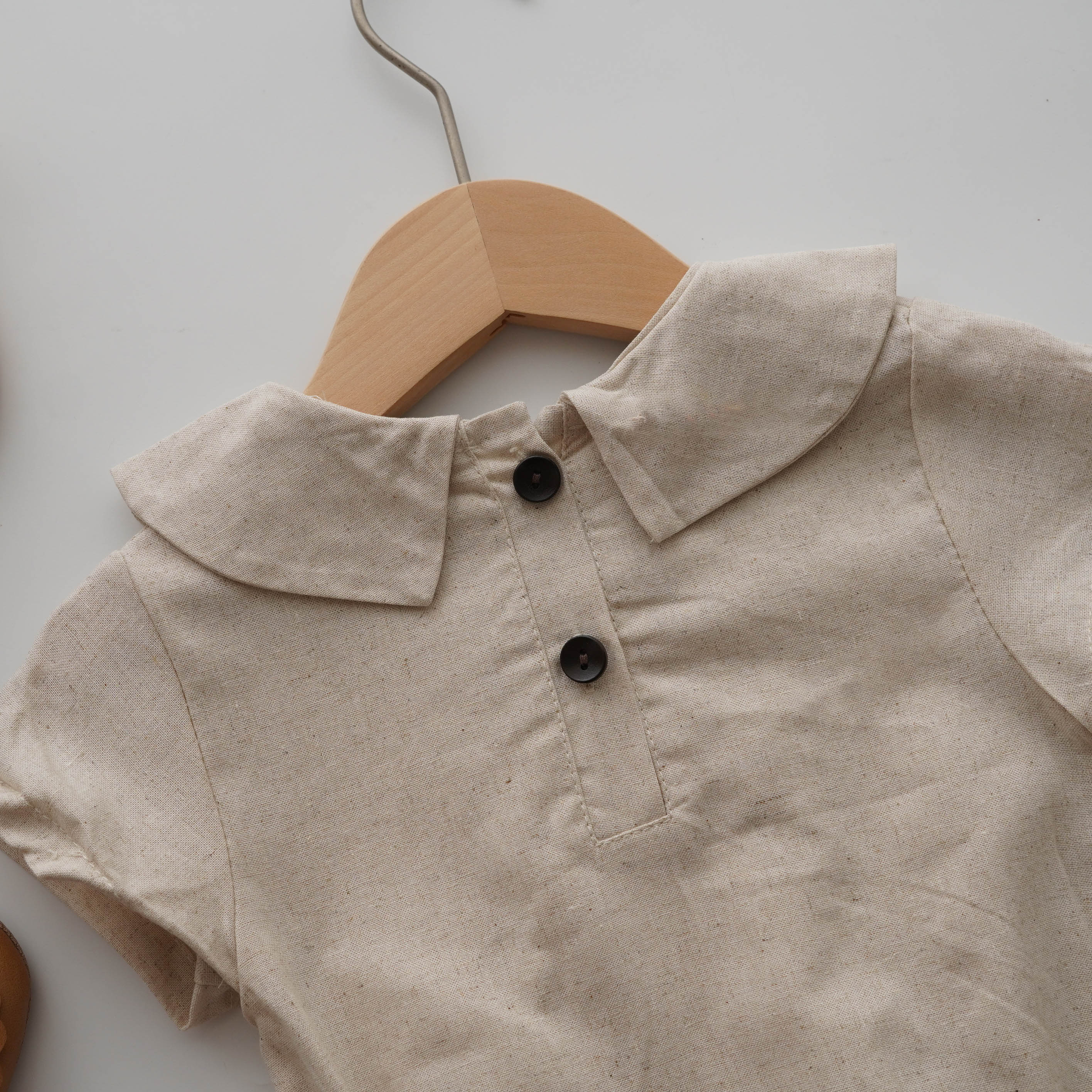 Cute Buttoned Romper