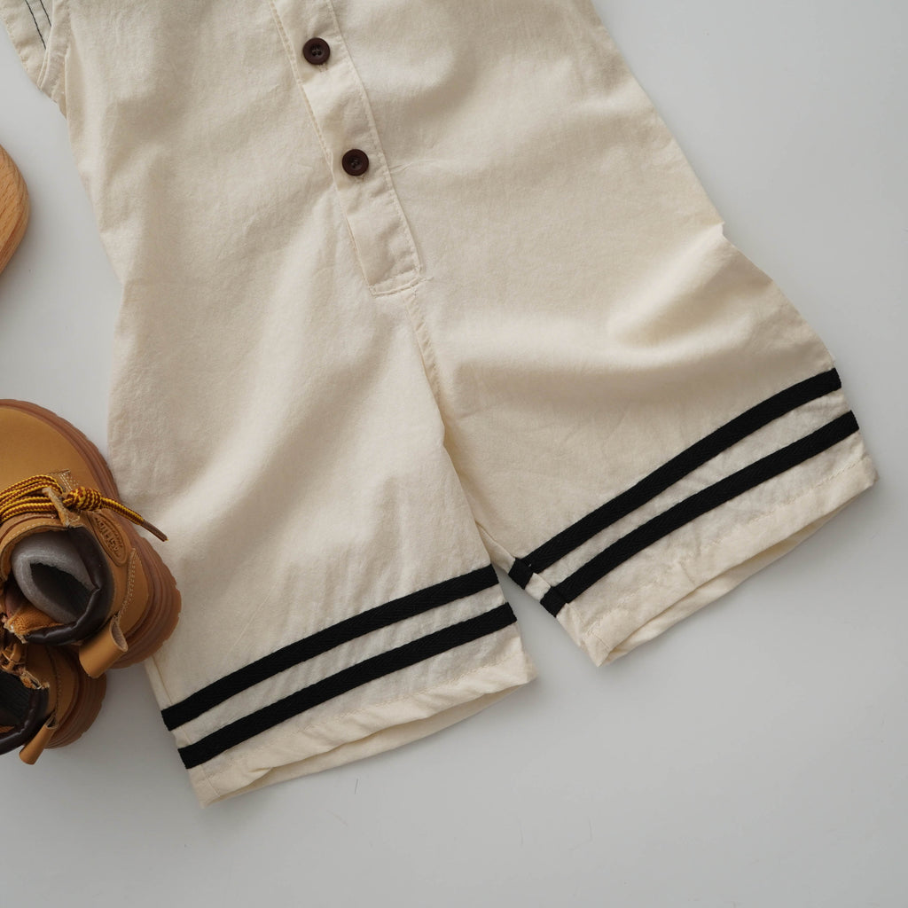 Designed Plain Overall