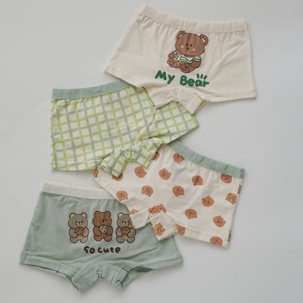 Baby Box Boxer - Biscuit Bear (4 Pieces Set)
