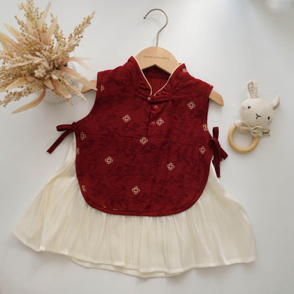 Chinese Tuan Yuan Girl Dress