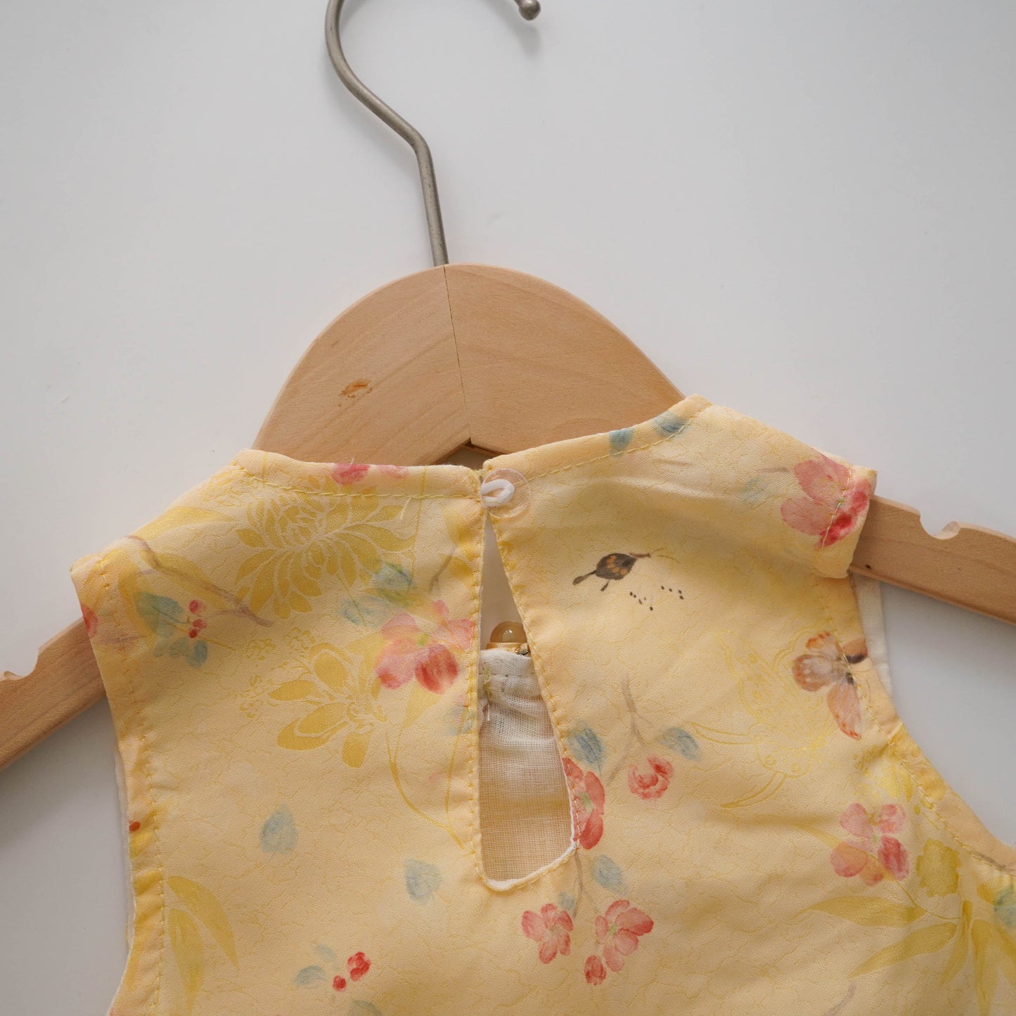Summer Gold Modern Cheongsam Romper