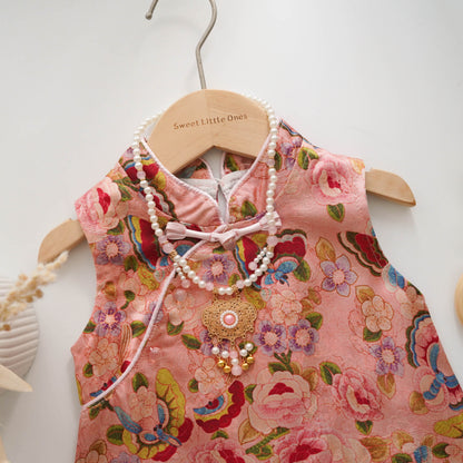 Classic Color Cheongsam Romper
