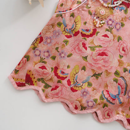 Classic Color Cheongsam Romper