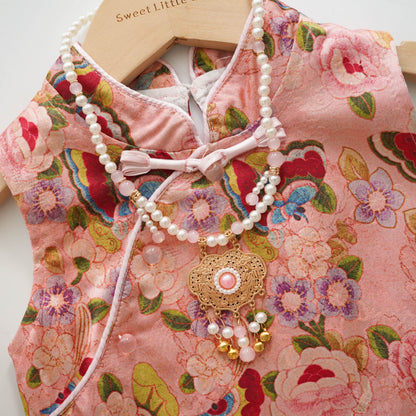 Classic Color Cheongsam Romper