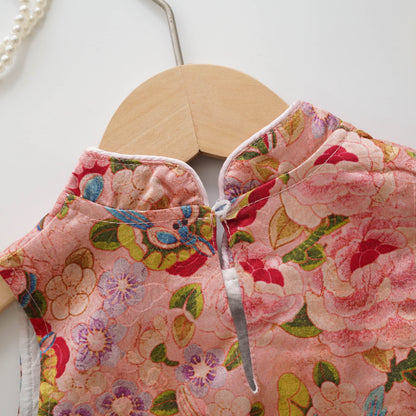 Classic Color Cheongsam Romper