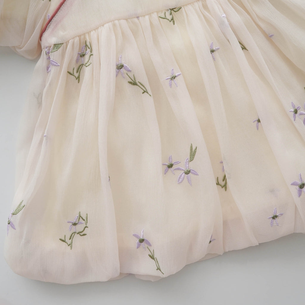 Puff Sleeves Modern Cheongsam