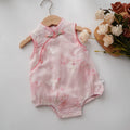 Silky Butterfly Cheongsam in Pink