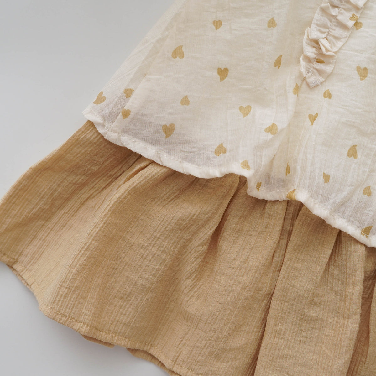 Layered Mustard Casual Dress