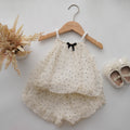 Polka Dot Simple Two Pieces Set