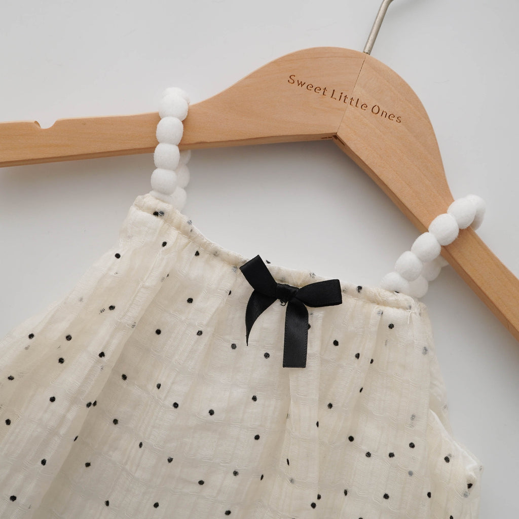 Polka Dot Simple Two Pieces Set