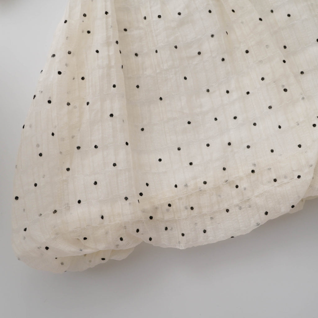Polka Dot Simple Two Pieces Set