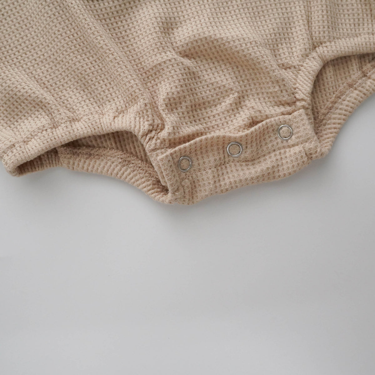 Loose Bear Waffle Romper