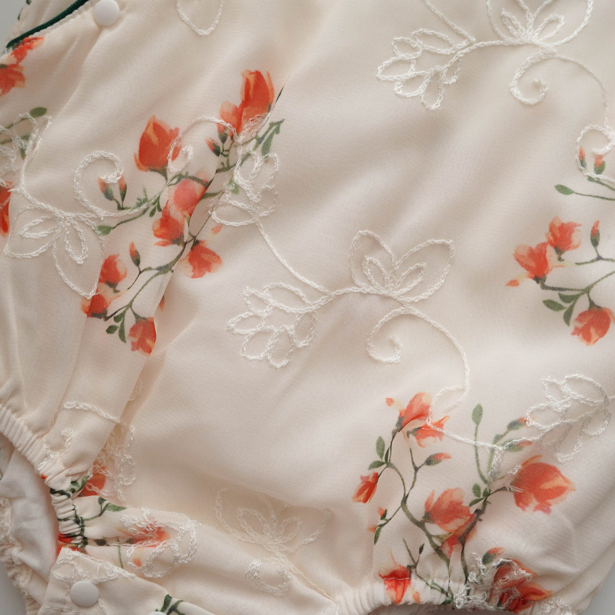 Chinese Ruffled Cheongsam with Hairband