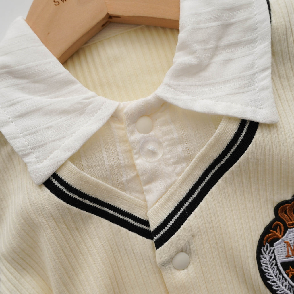 British Preppy Style Romper