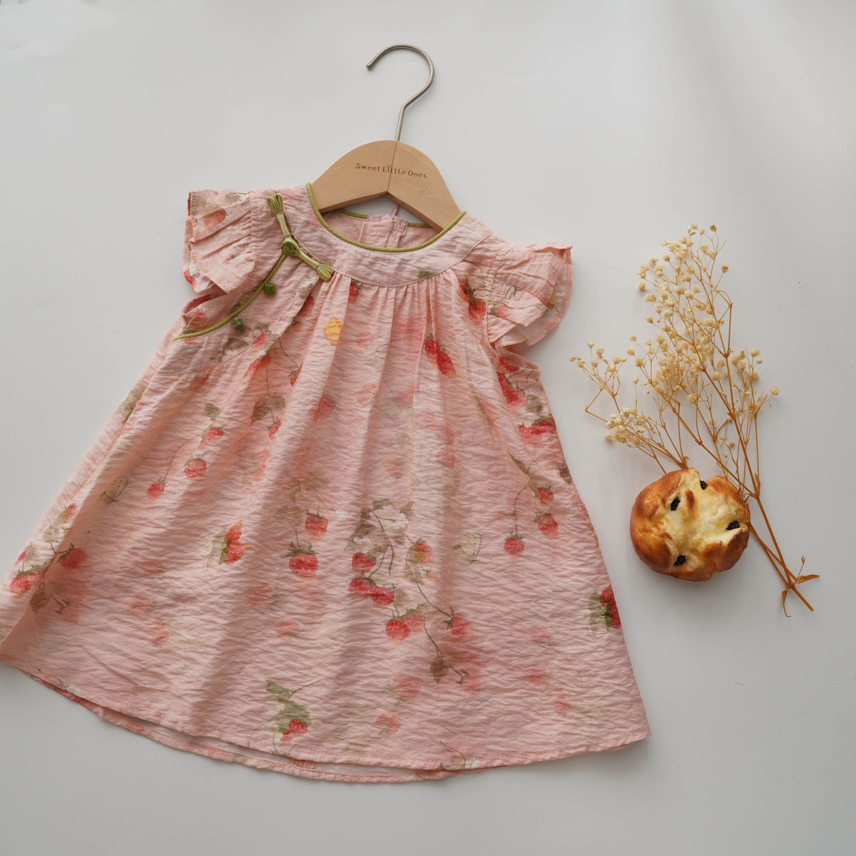 Ruffled Loose Modern Chinese Dress