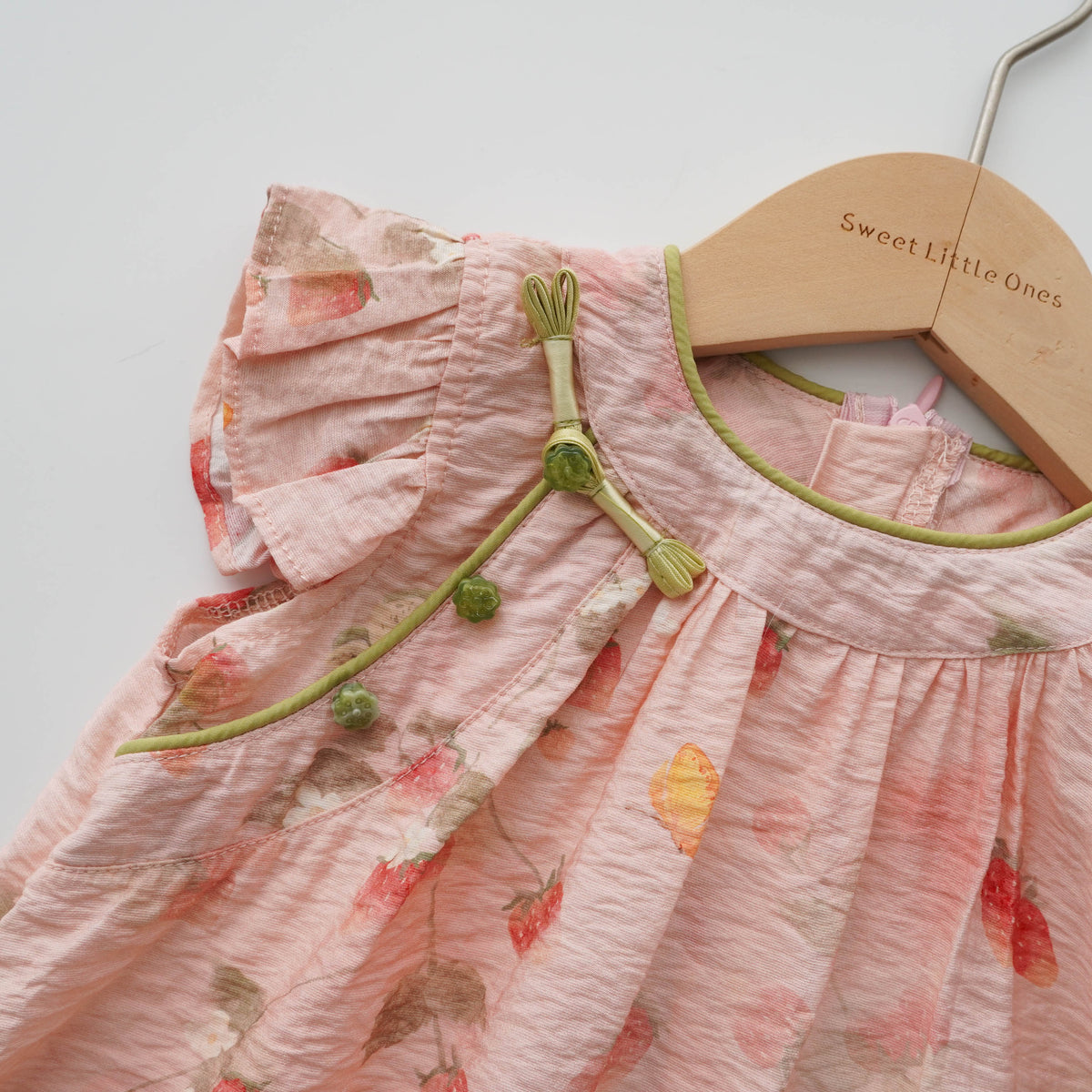 Ruffled Loose Modern Chinese Dress