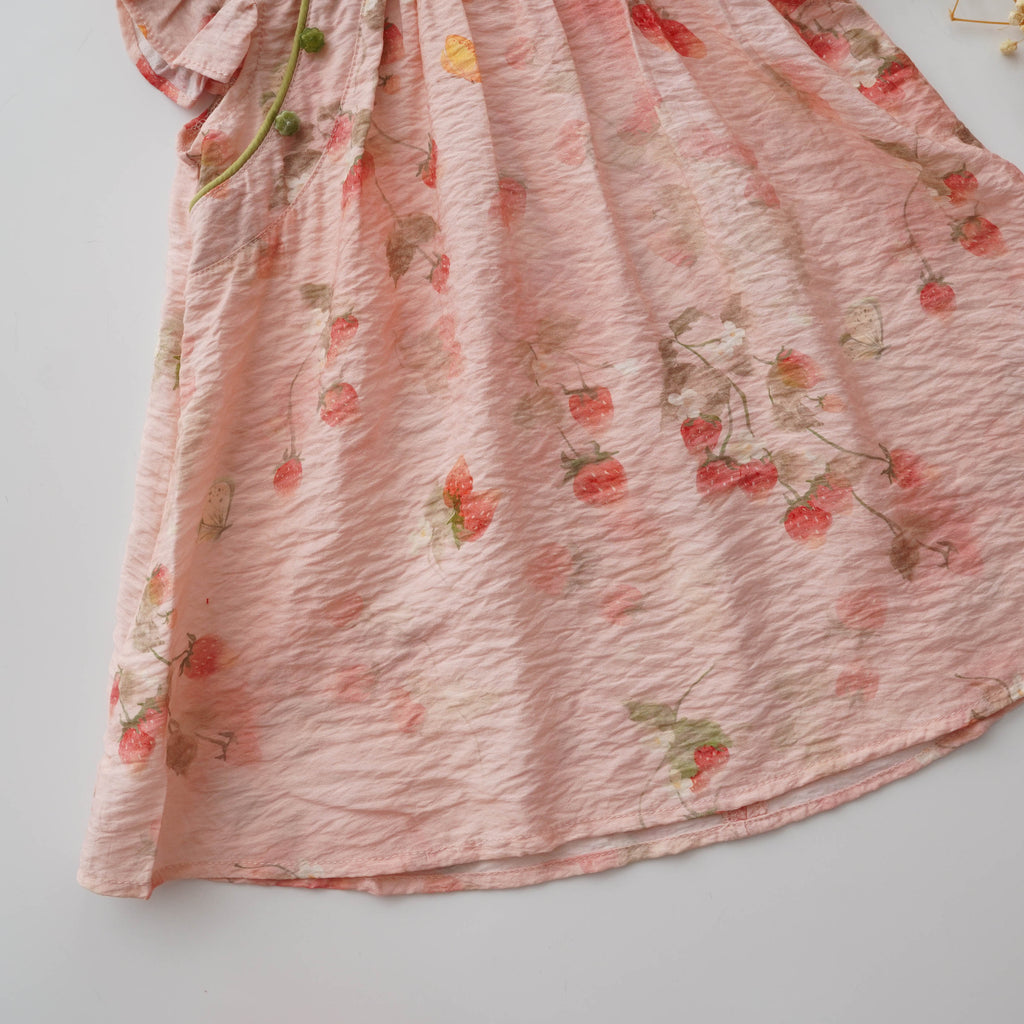 Ruffled Loose Modern Chinese Dress