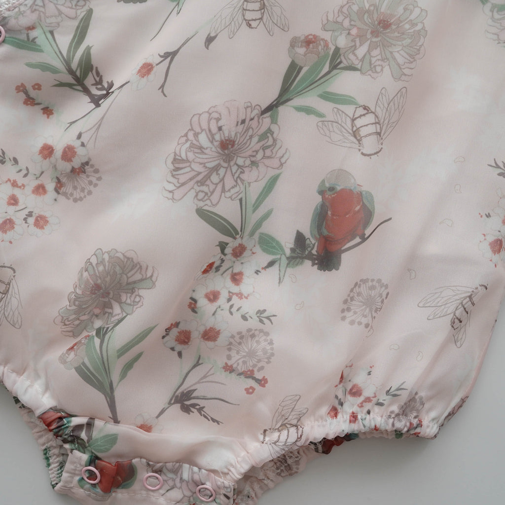 Modern Nature Cheongsam with Hairband